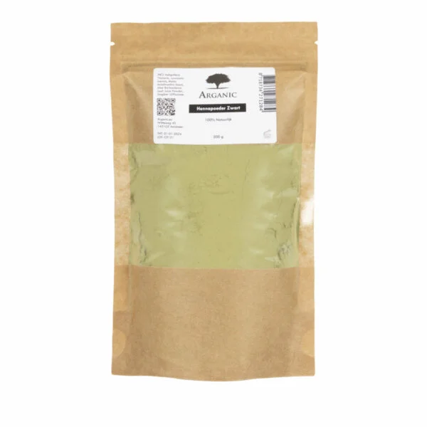 Henna poeder zwart arganic zak