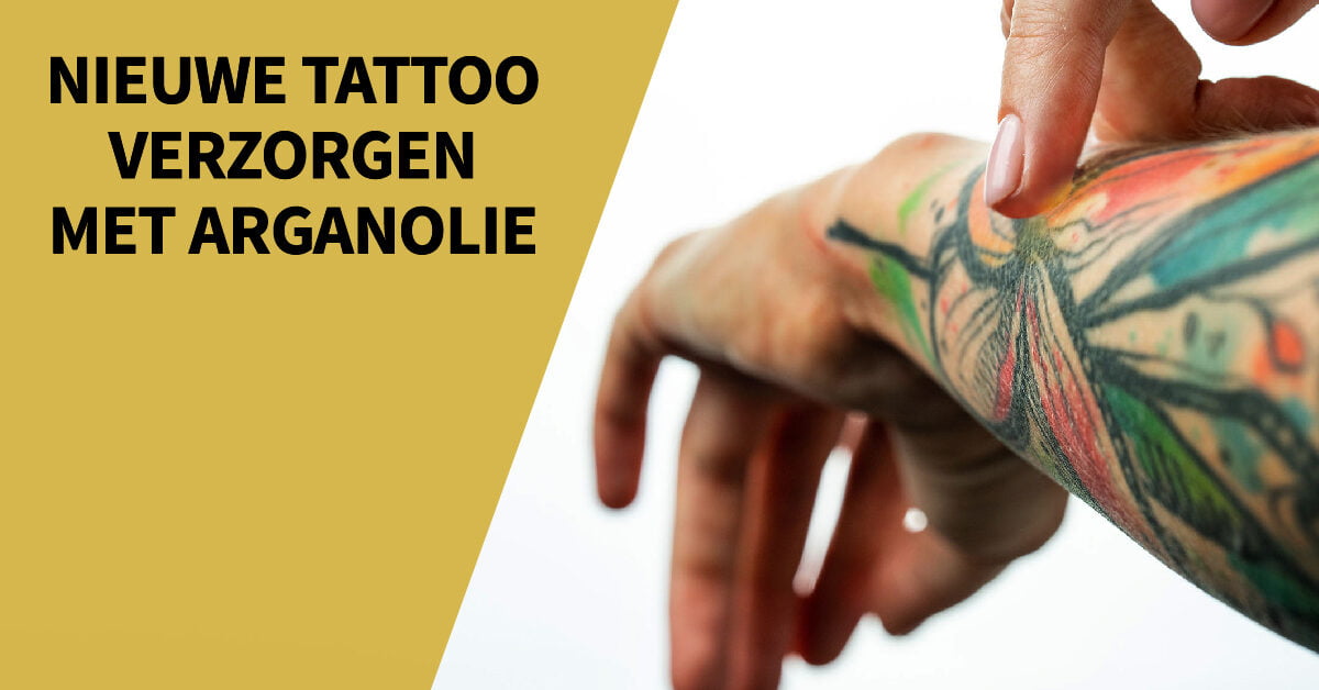 tattoo tatoeage verzorging arganolie huidverzorging