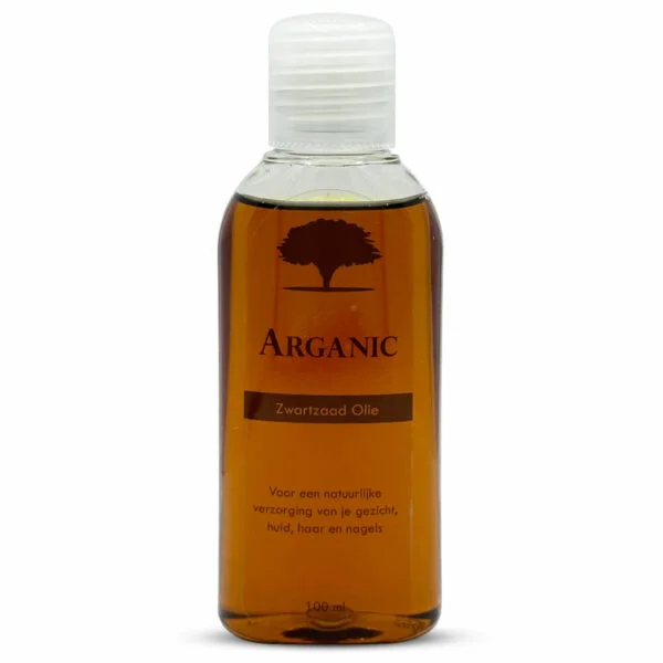 Arganic zwartzaad olie plastic fles